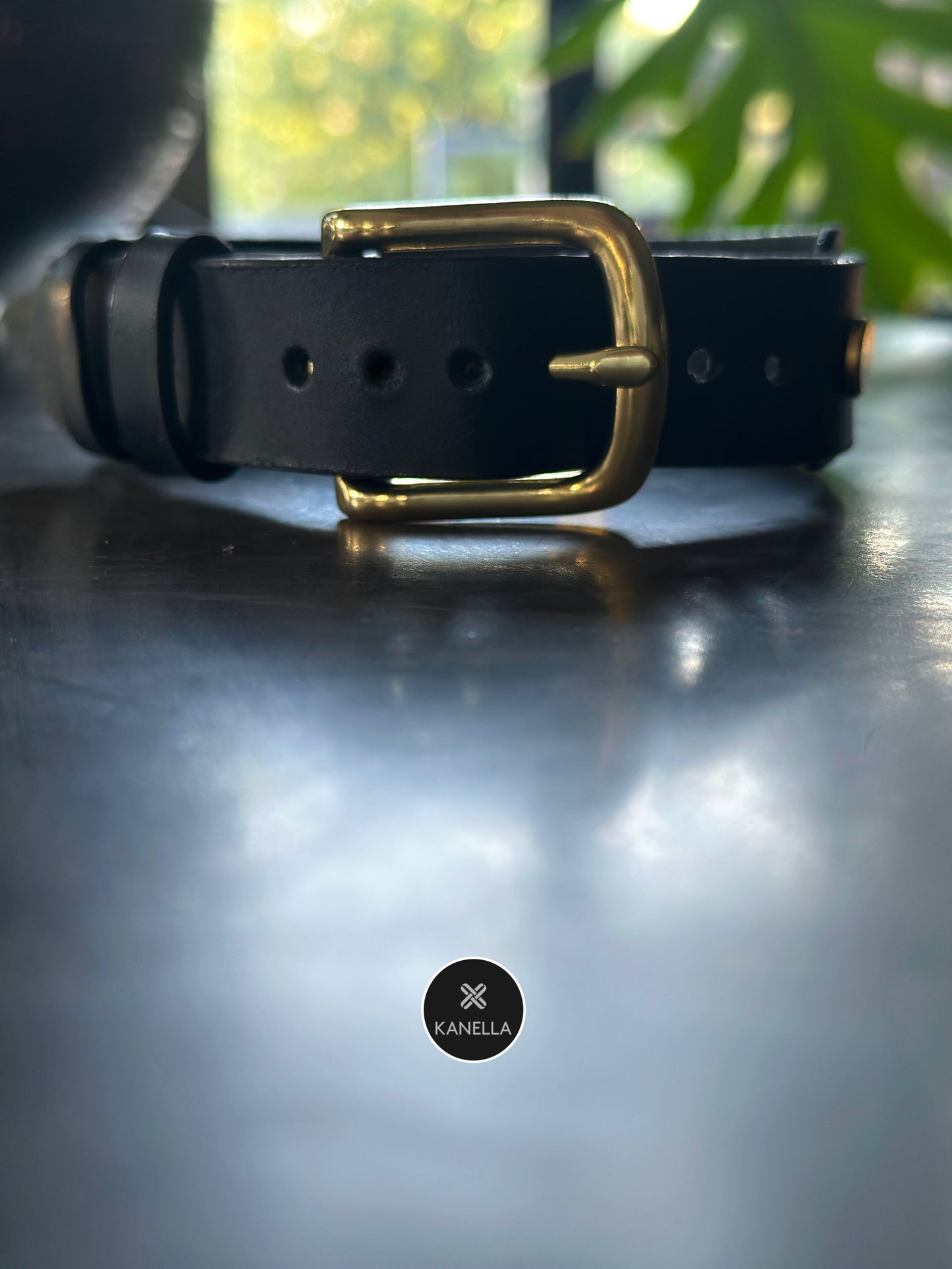 Venus Choker + Leash - Kanella Leather