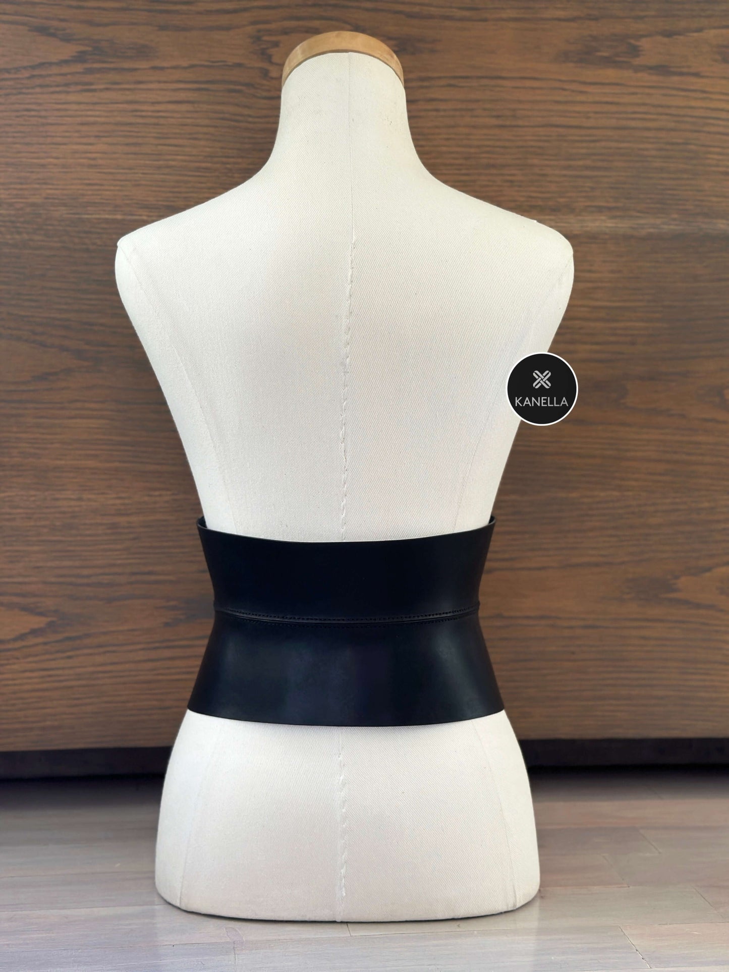 Kanella Leather Antigone Corset Belt