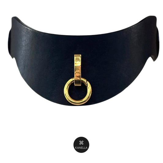 Gianna Leather Choker - Kanella Leather