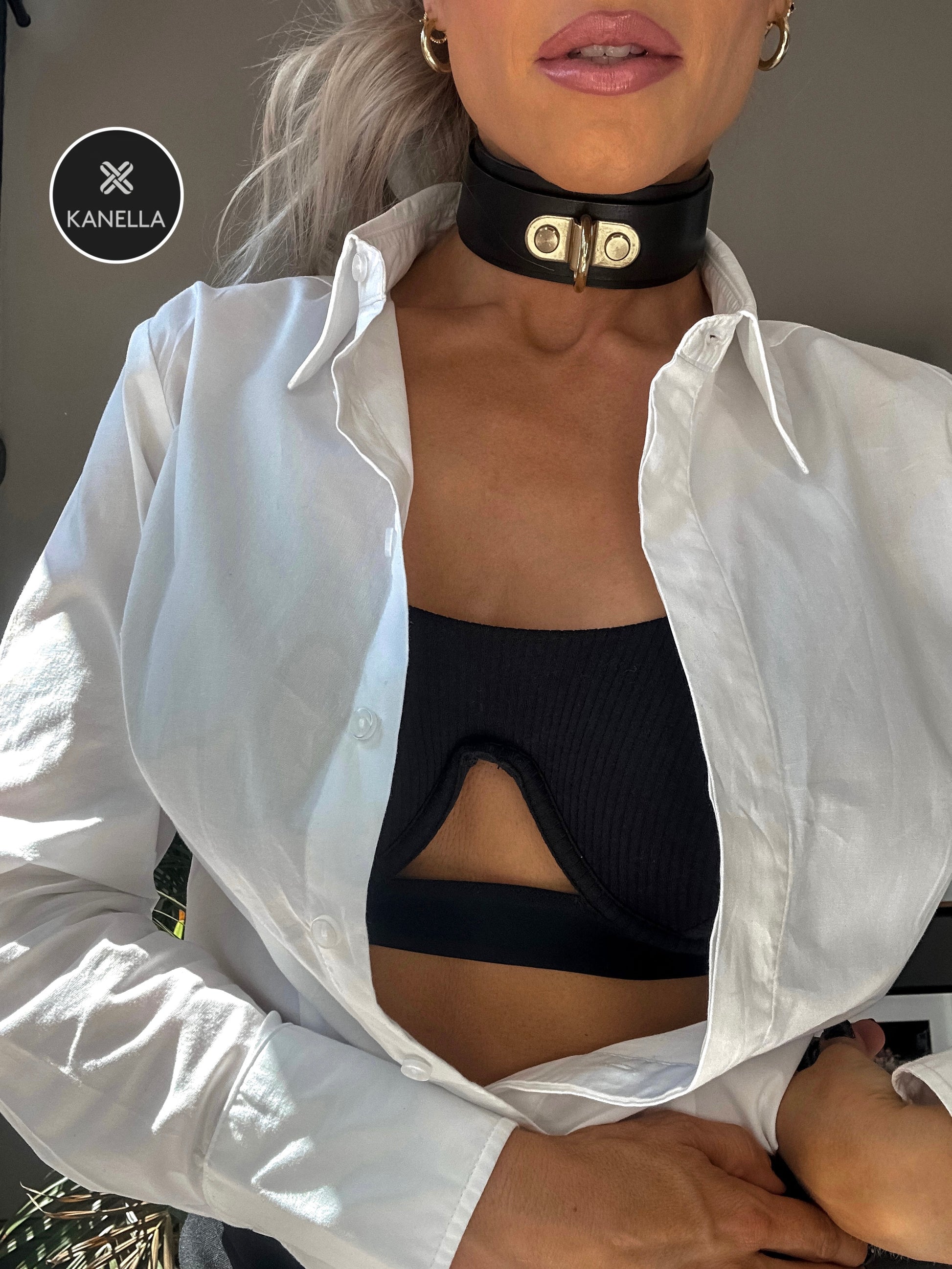 Iokaste Choker - Kanella Leather