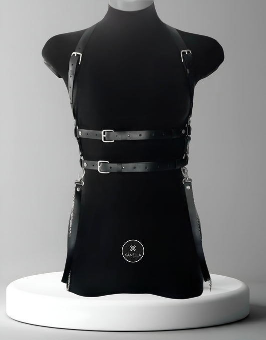 Aurora Chest Harness - Kanella Leather