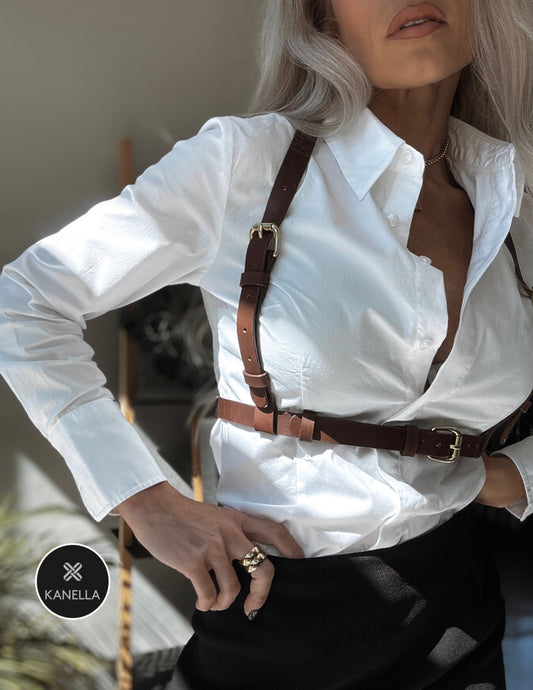 Amara Leather Harness - Kanella Leather