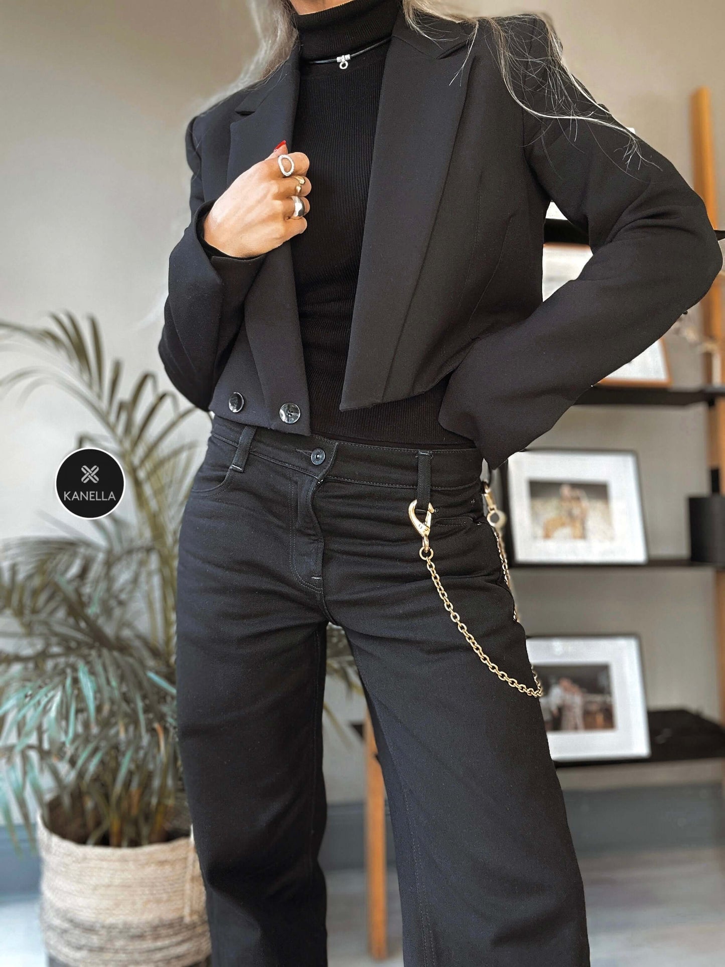 Kanella Leather Eos Chain Accessory