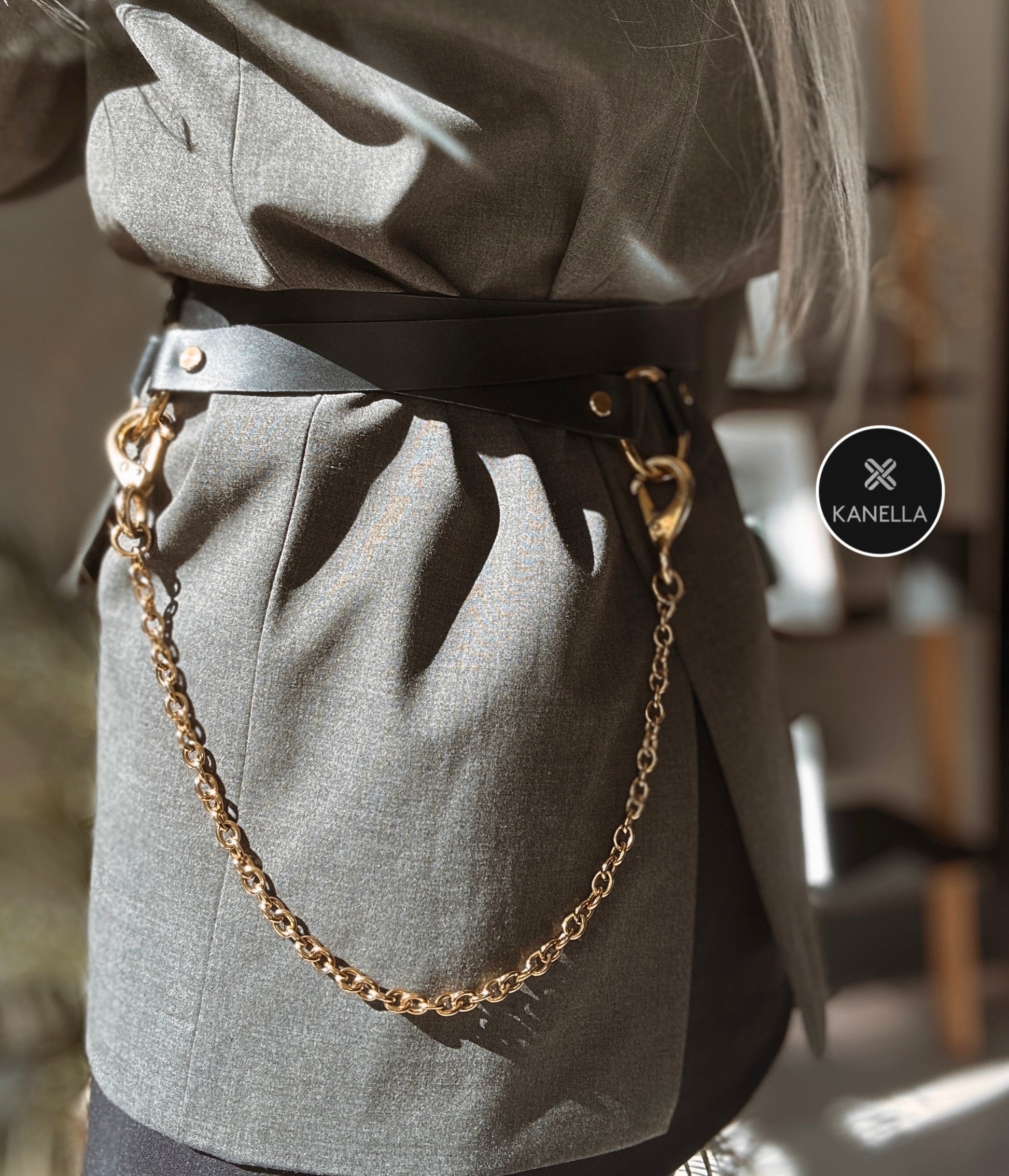 Enyo Waist Belt - Kanella Leather