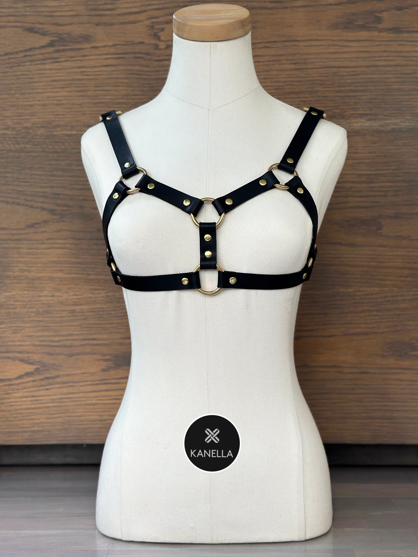 Angelia Leather Harness - Kanella Leather