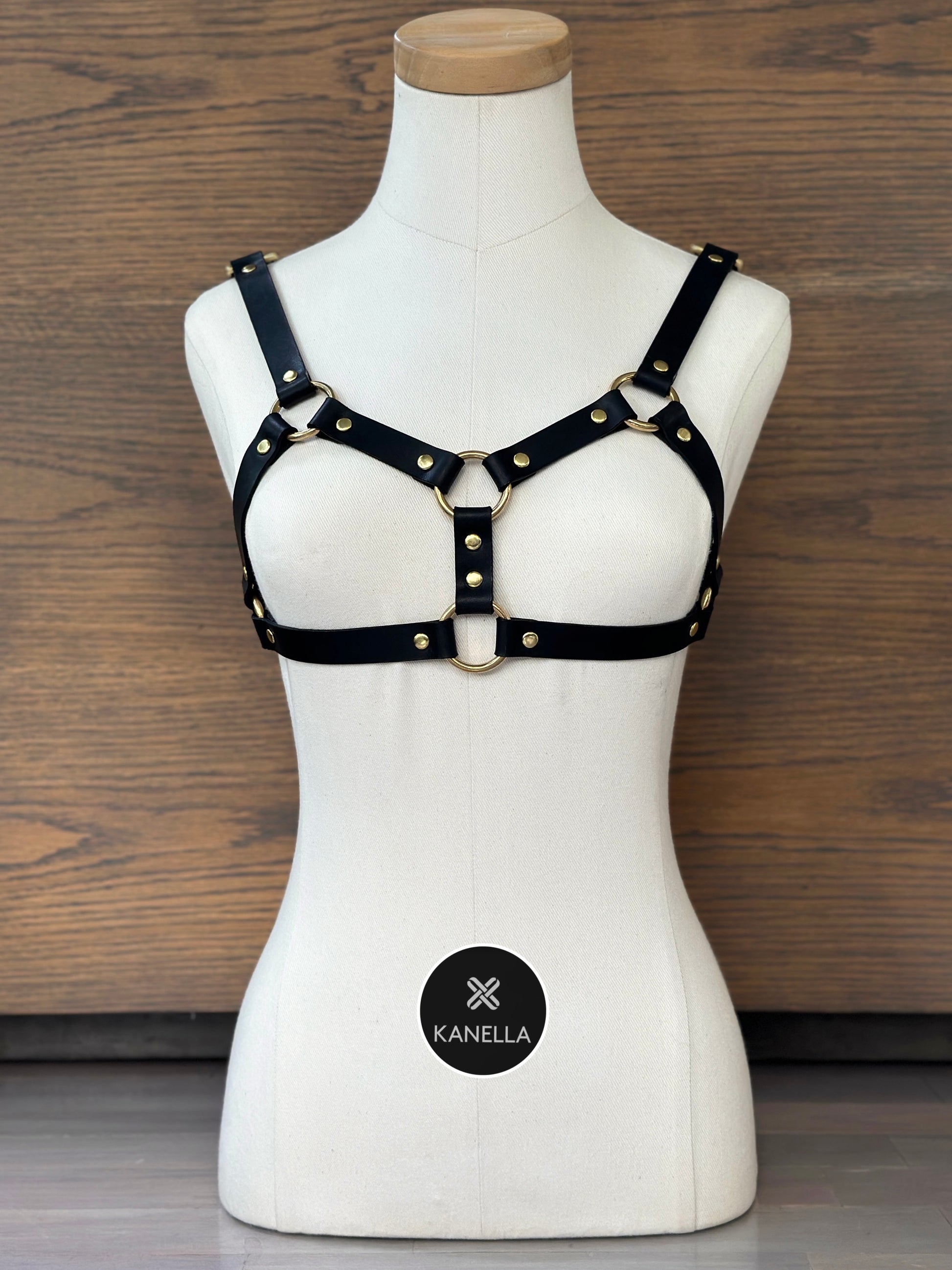 Angelia Leather Harness - Kanella Leather