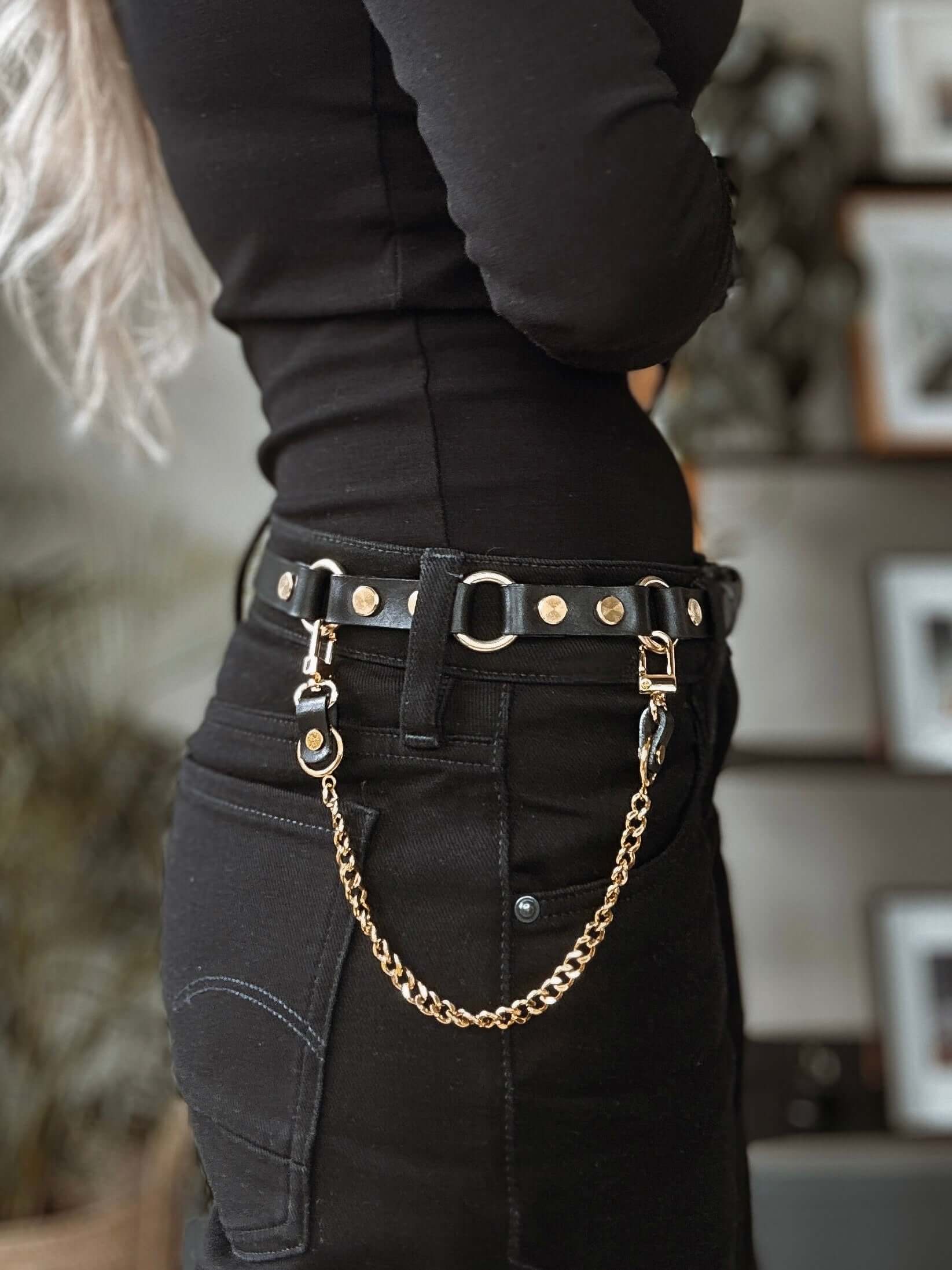 Alexis Leather Belt - Kanella Leather