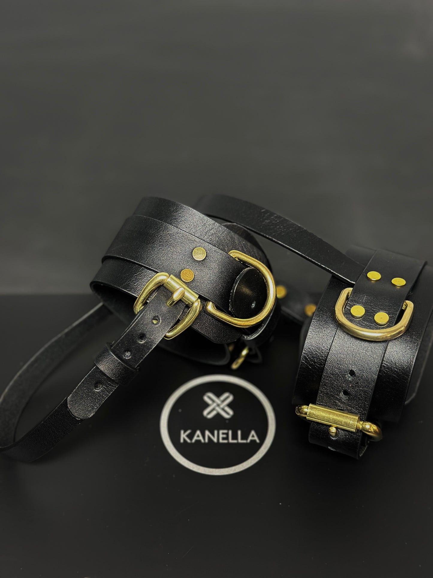 Dextera ankle cuffs with heel straps