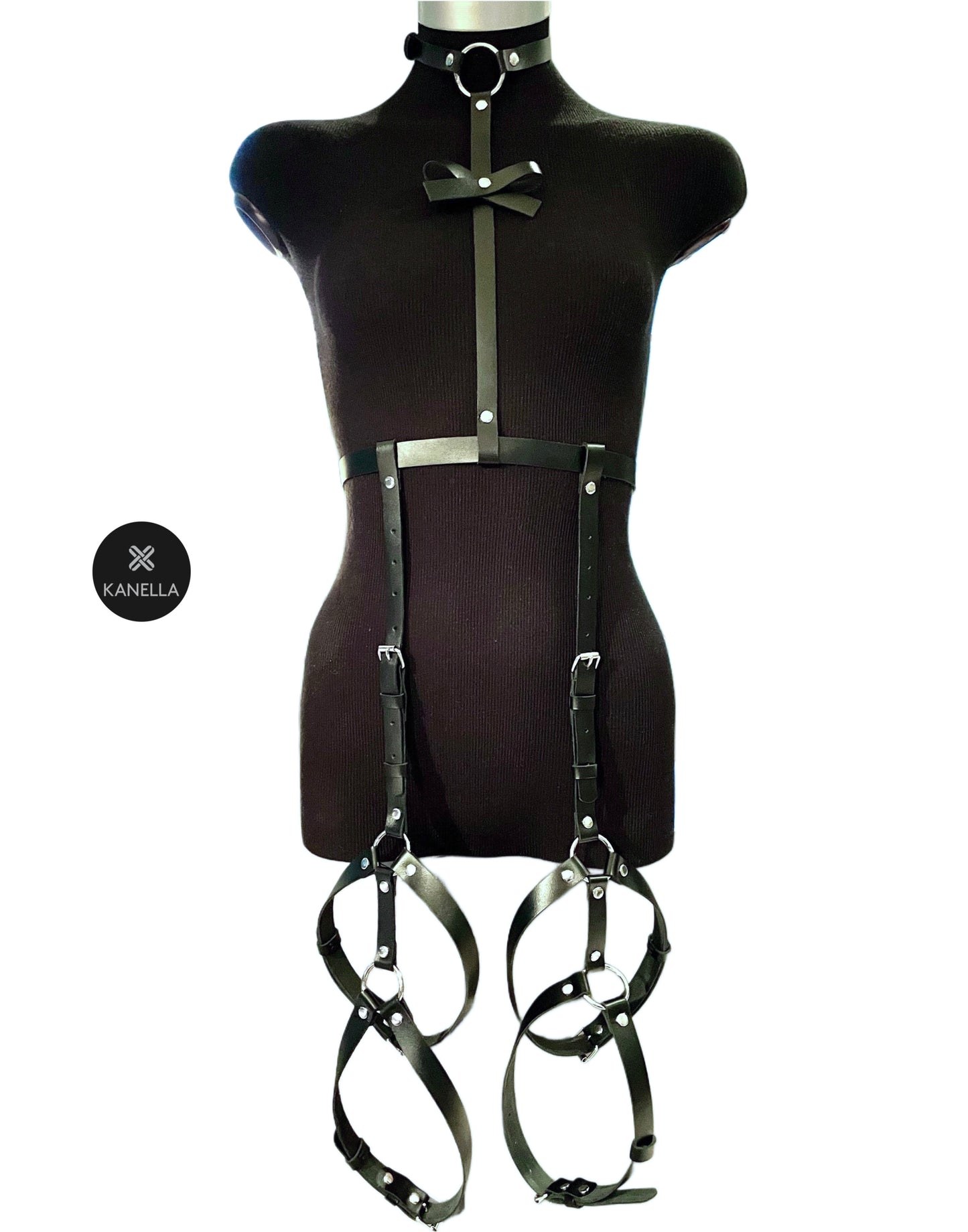 Anna Full Body Harness - Kanella Leather