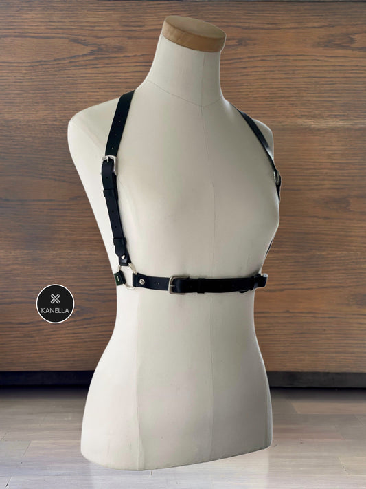 Andromeda Chest Harness - Kanella Leather 
