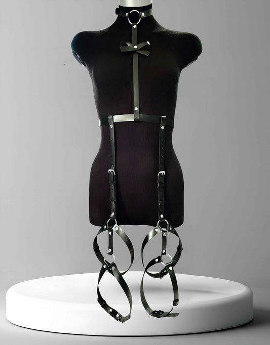Kanella Leather Anna Full Body Leather Harness