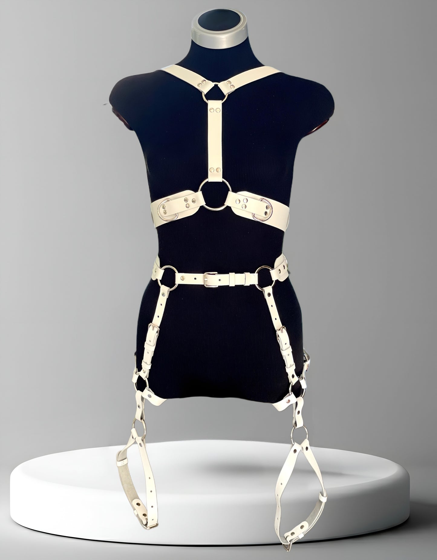 Kanella Leather Allegra Full Body Leather Harness