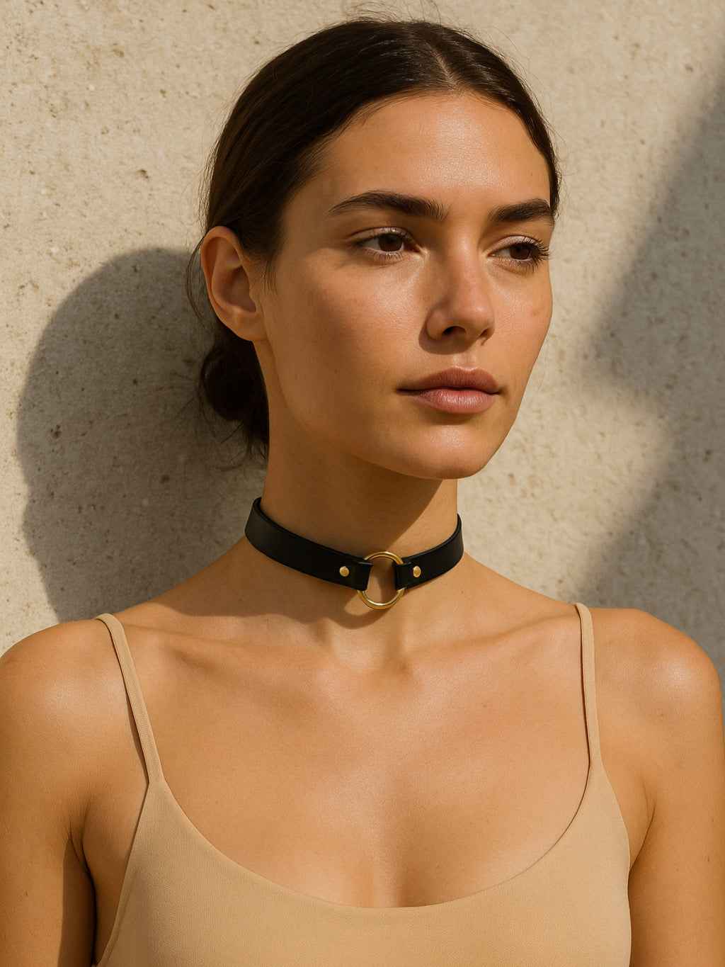 Kanella Leather Helia Leather Choker