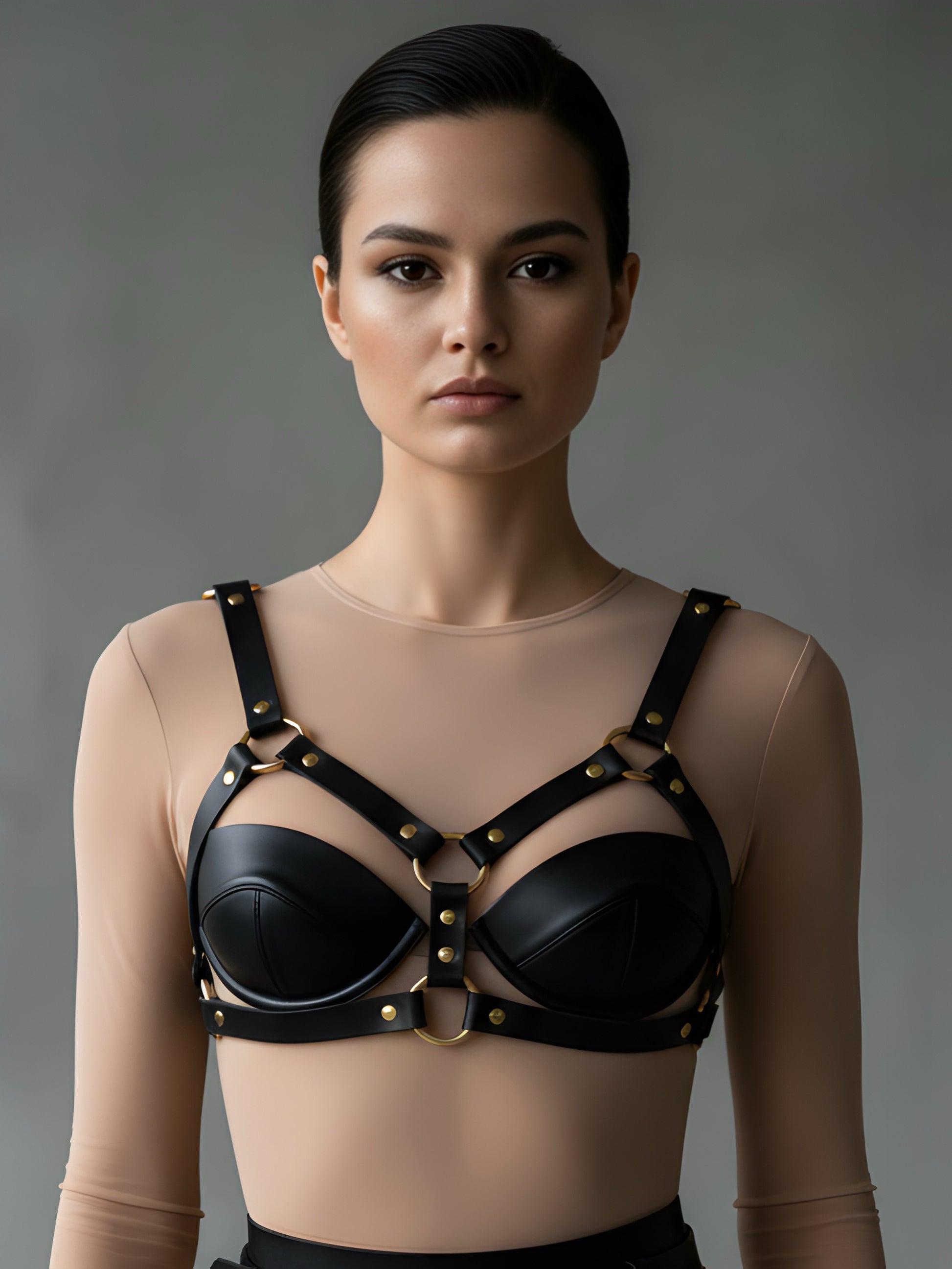 Angelia Leather Harness - Kanella Leather