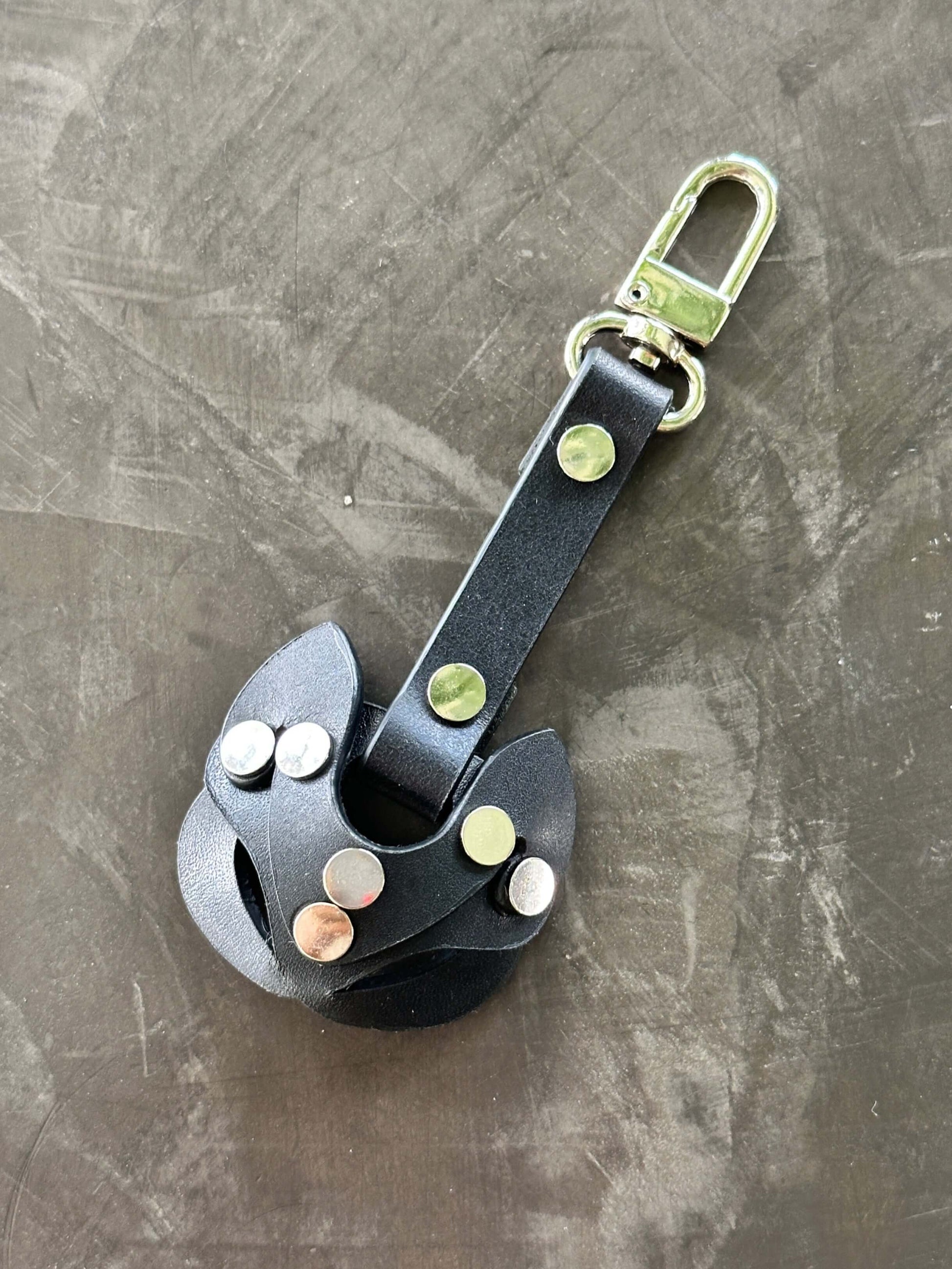 Kanella Leather Cat Bijou - Leather Bag Charm