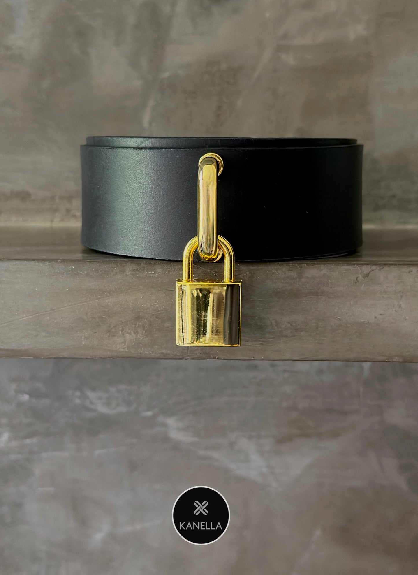 Erato leather choker - Kanella Leather