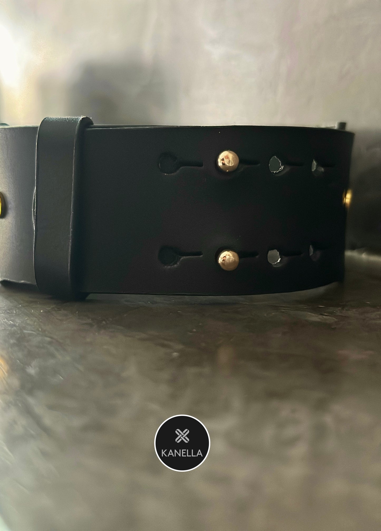 Erato leather choker - Kanella Leather