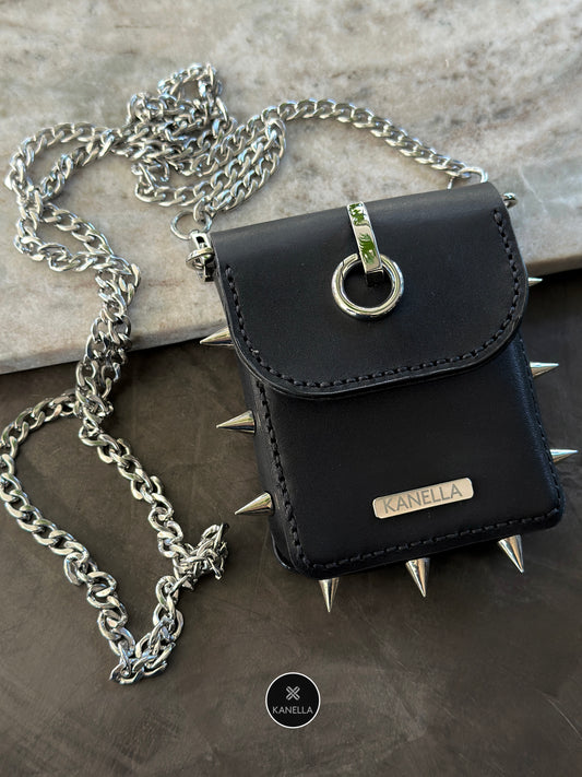 Dione leather bag - Kanella leather