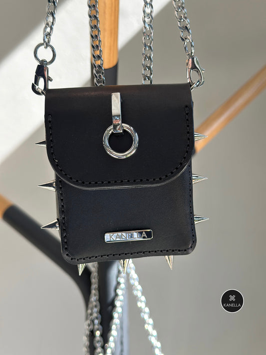 Dione leather bag - Kanella leather