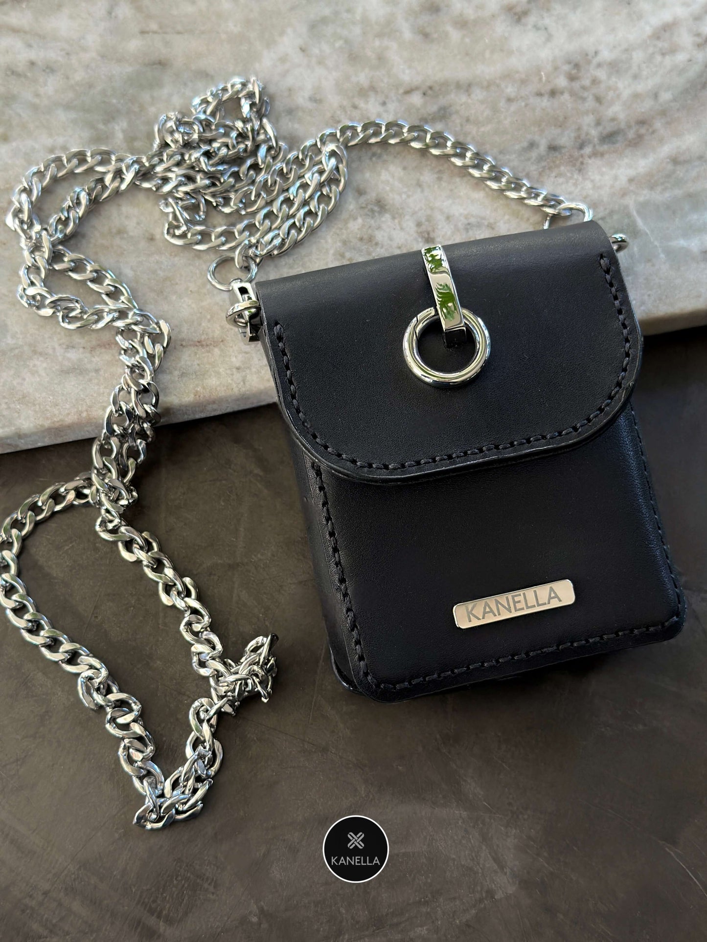 Dione Leather Coin Purse With No spikes
