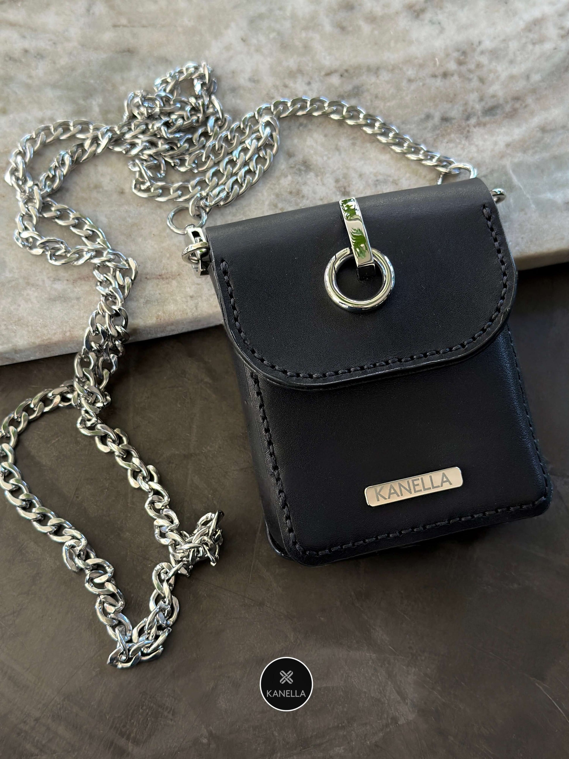 Dione Leather Coin Purse With No spikes