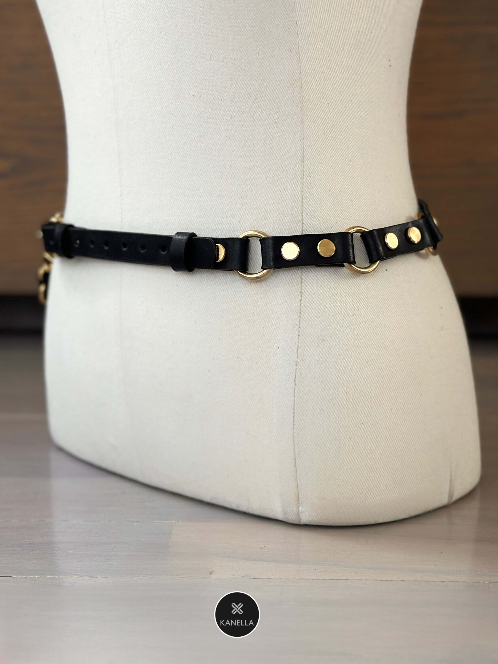 Alexis leather belt - kanella leather 