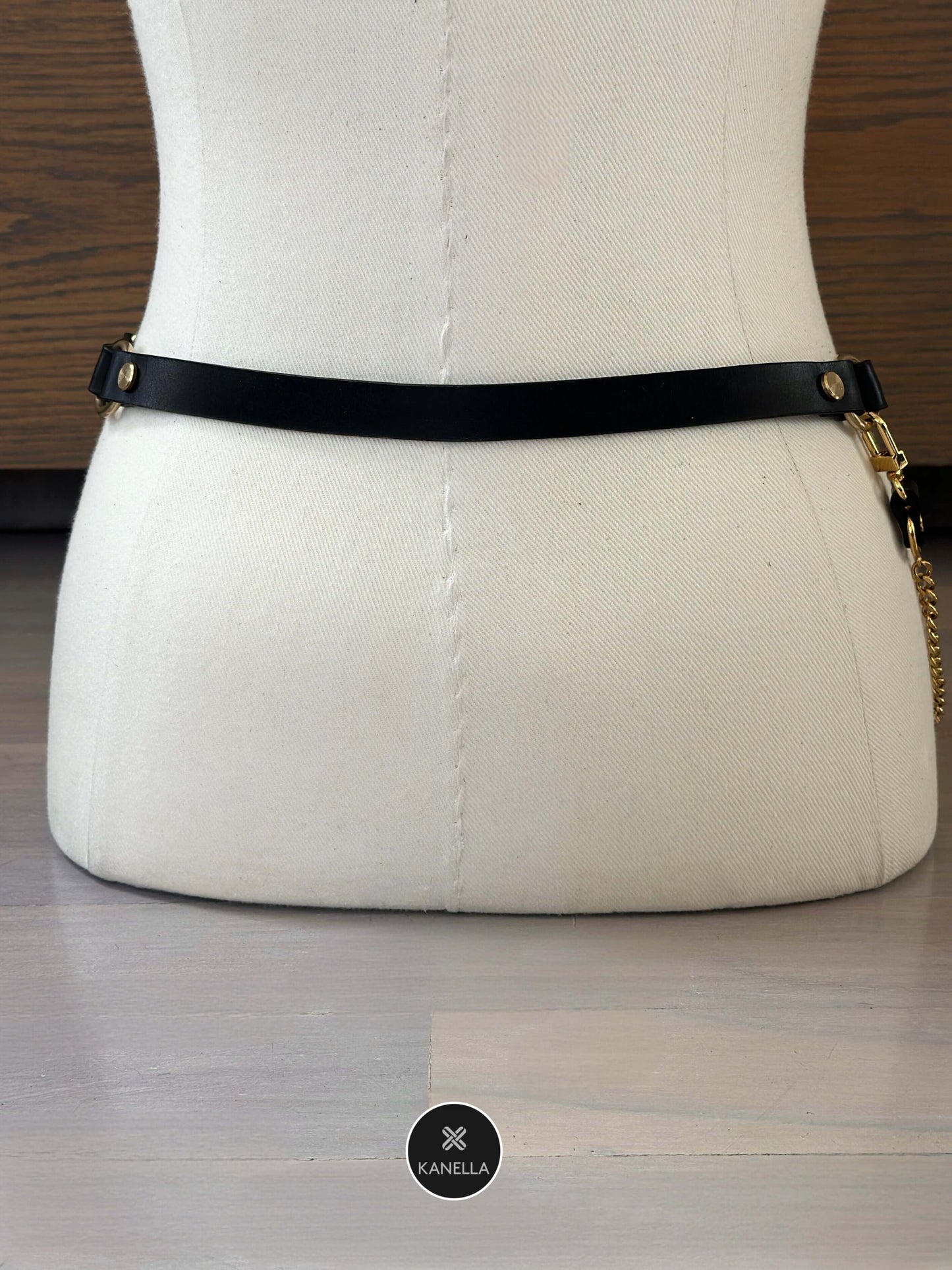 Alexis leather belt - kanella leather 