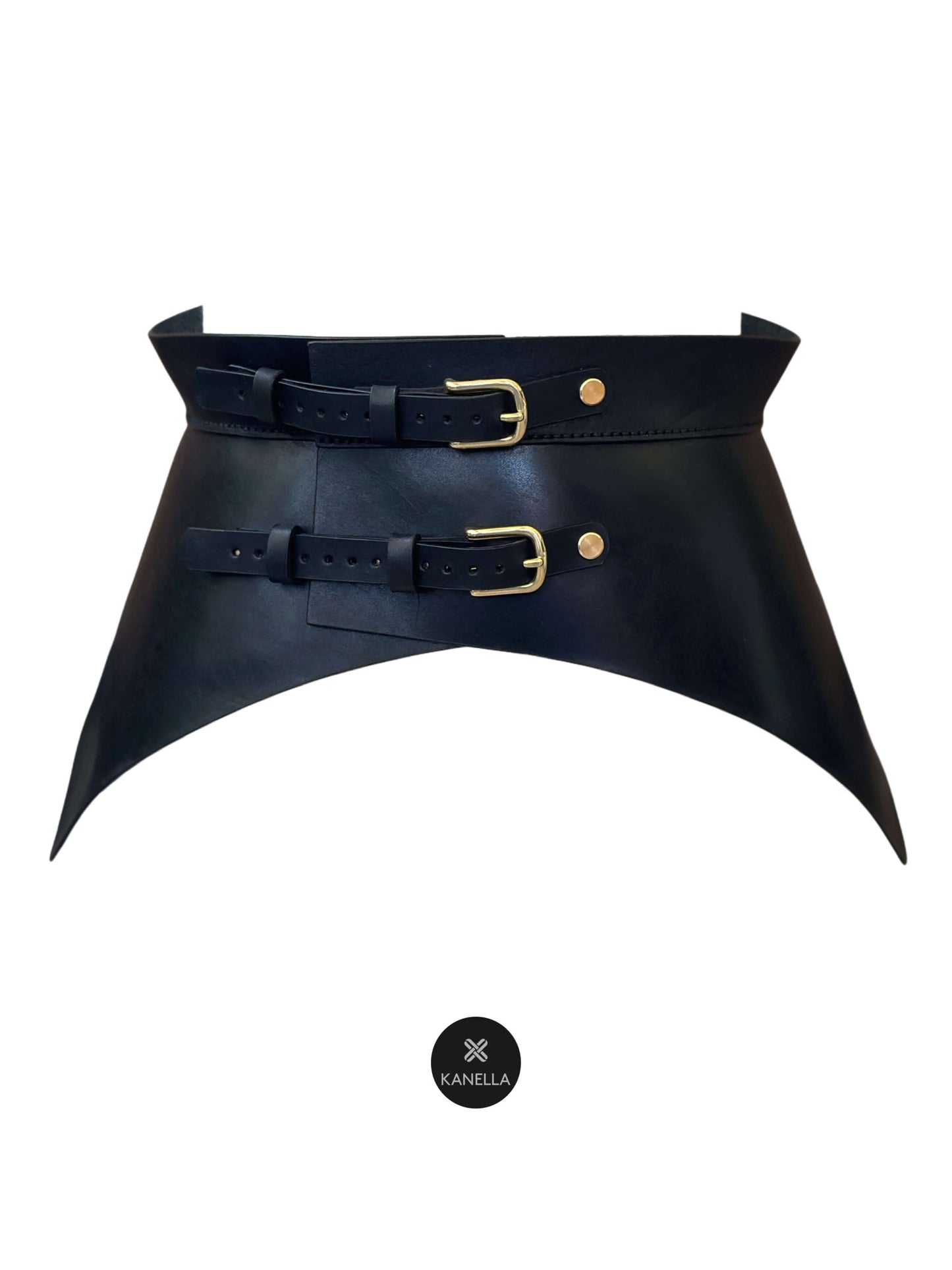 Efrosyni Leather Corset Belt - Kanella Leather