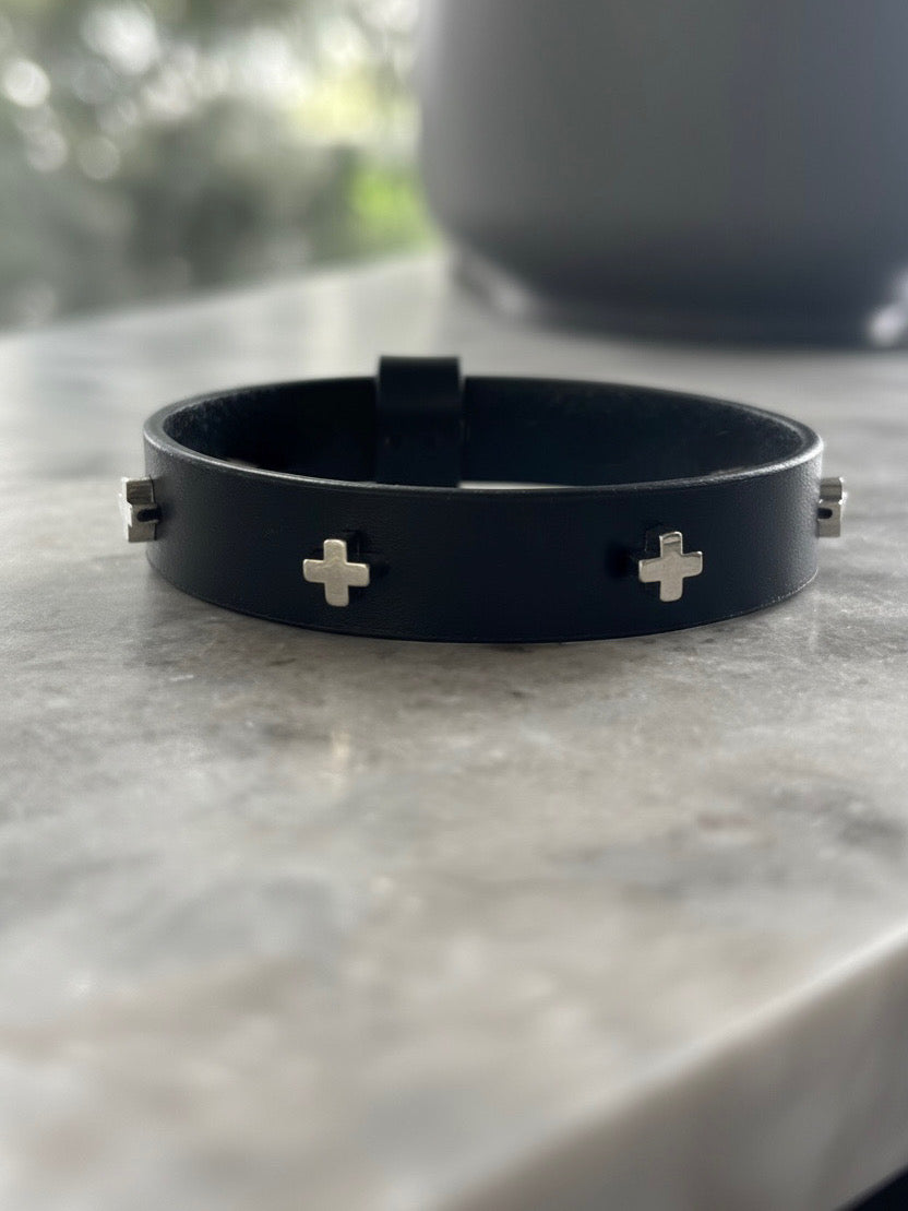 Astraia Leather Bracelet - Kanella Leather