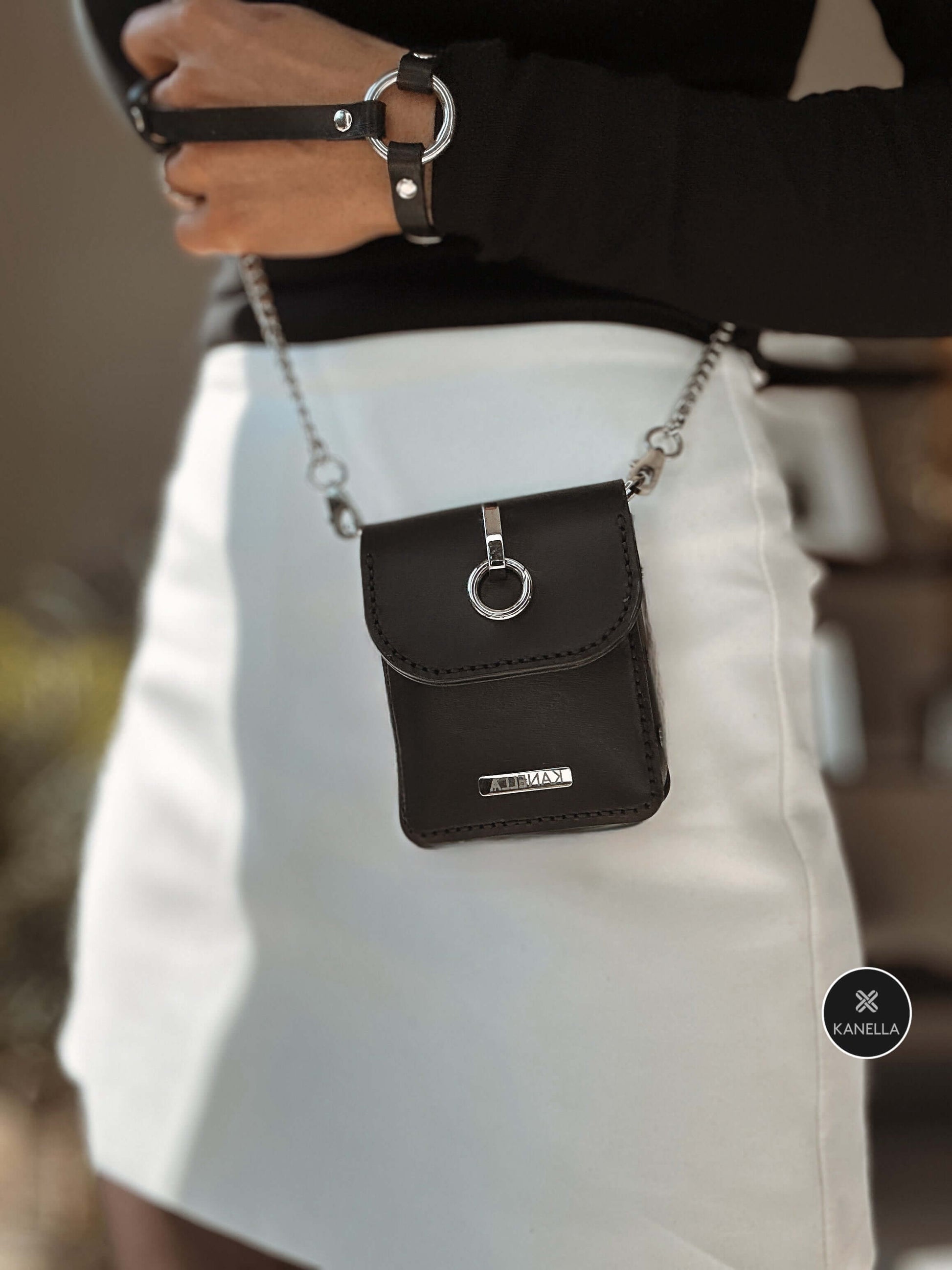 Dione Leather Coin Purse With No spikes