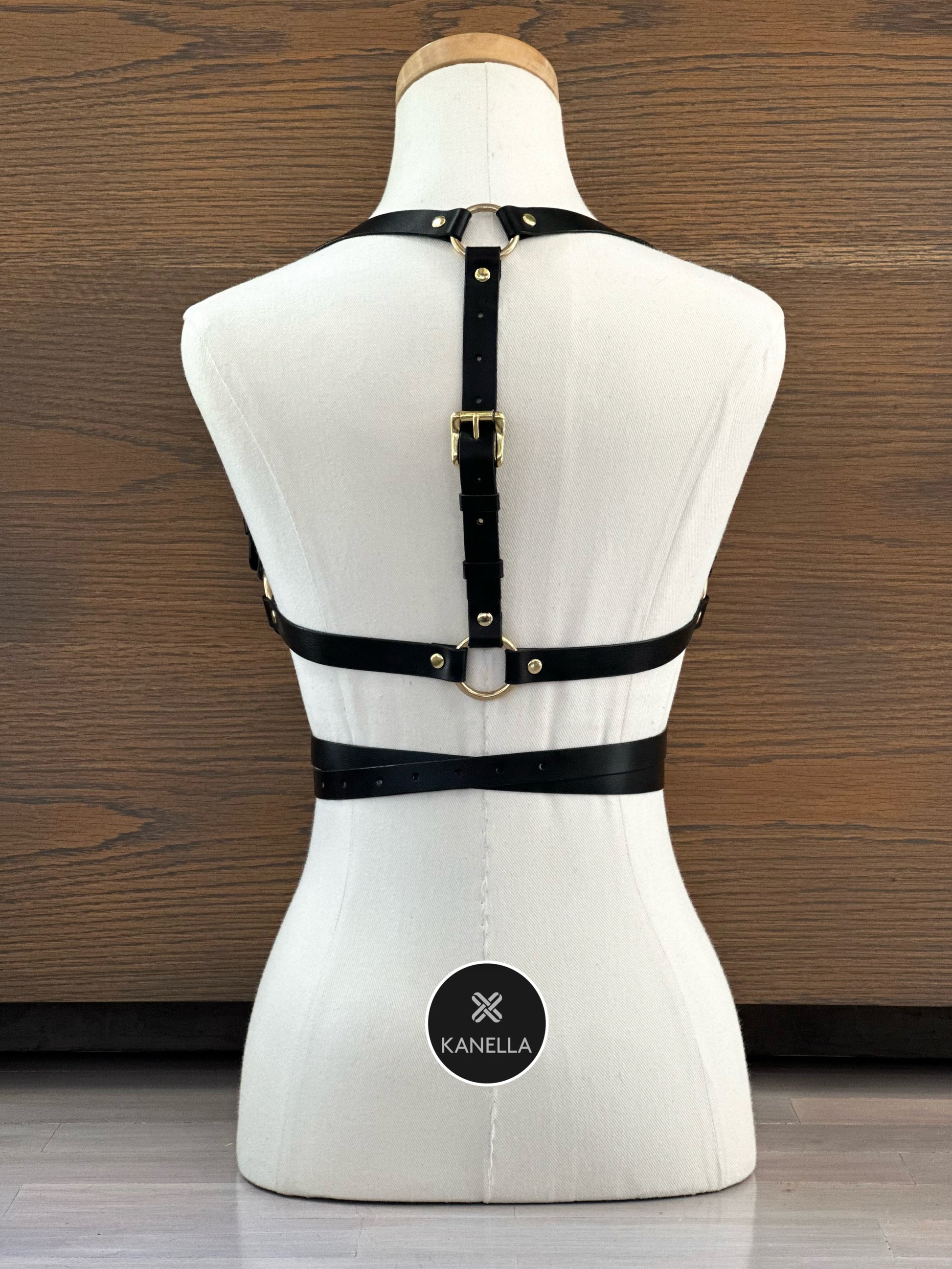 Zina Chest Harness - Kanella Leather