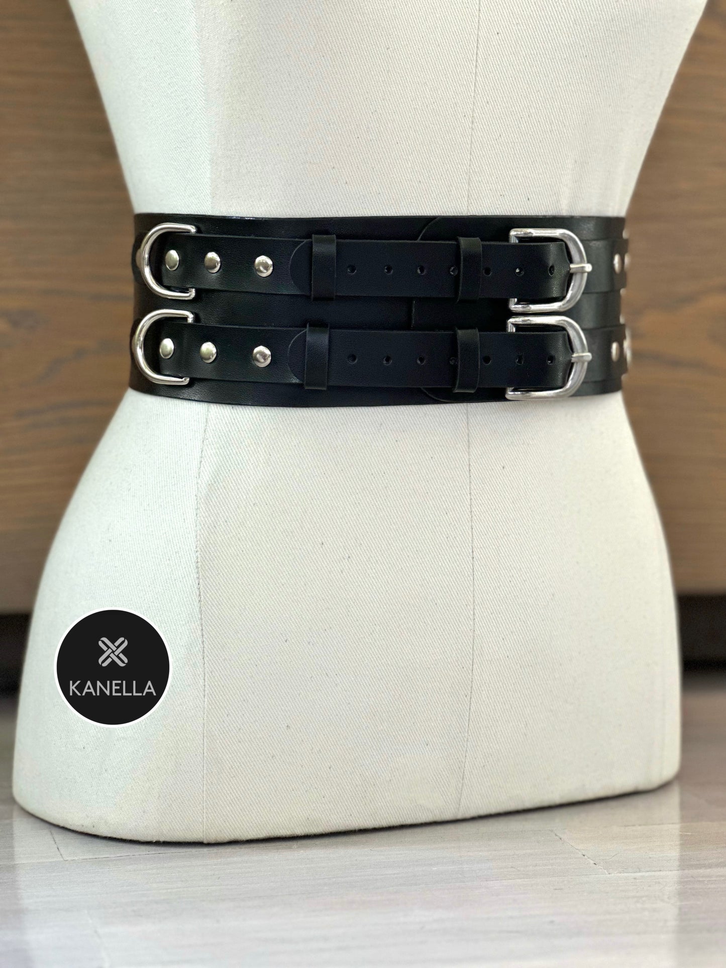 Phaedra Waist Belt - Kanella Leather