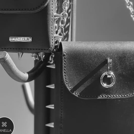 Xanthe Crossbody Leather Bag - Kanella Leather