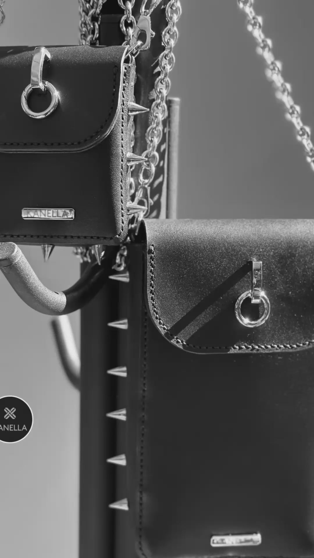 Xanthe Crossbody Leather Bag - Kanella Leather