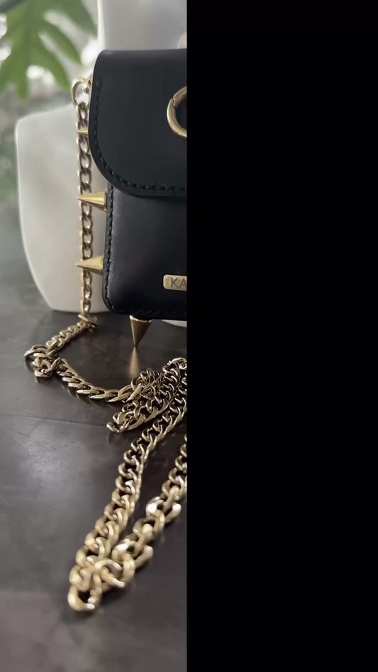 Dione Leather Crossbody Coin Purse