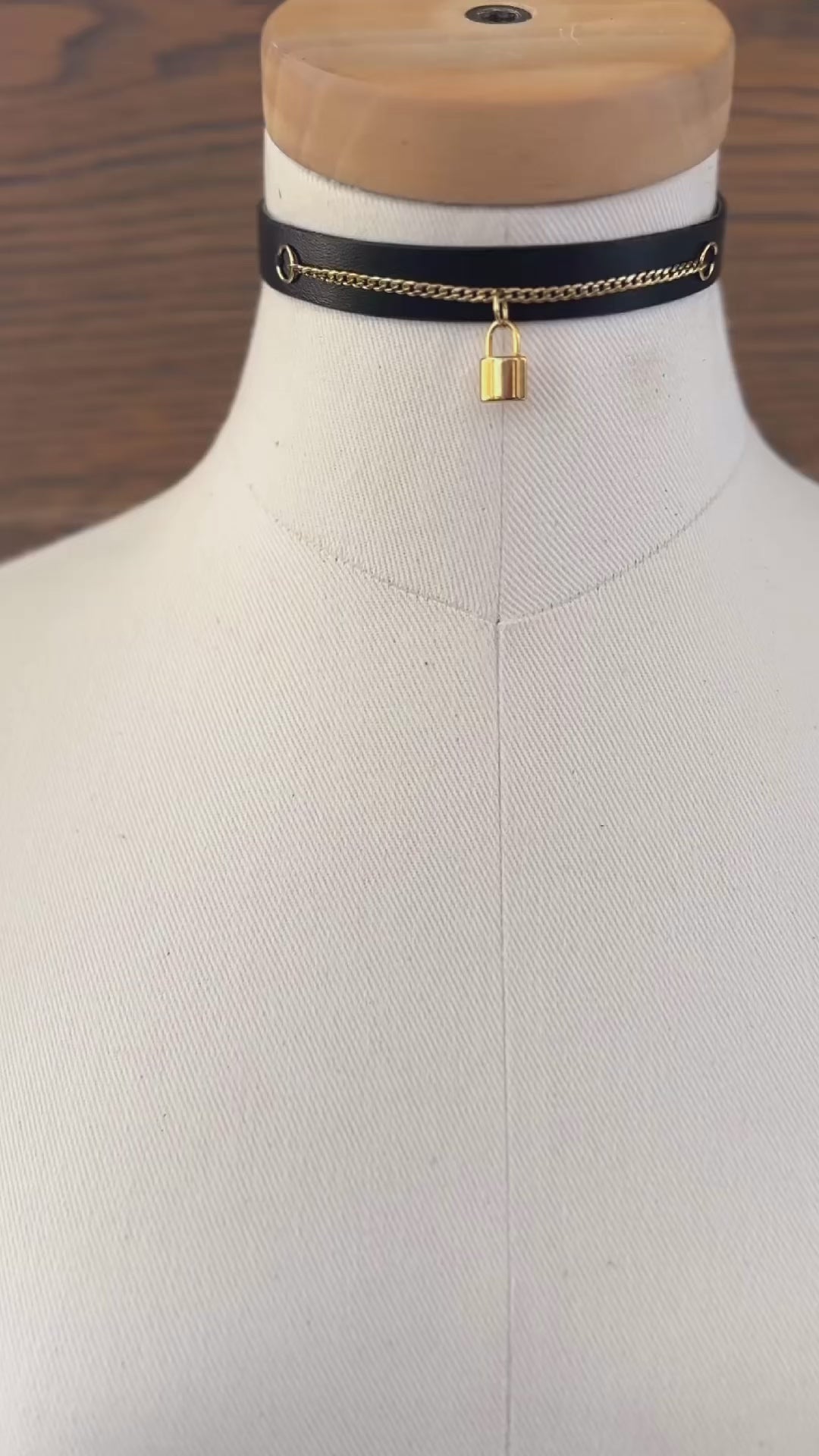 Agape Leather Choker - Kanella Leather