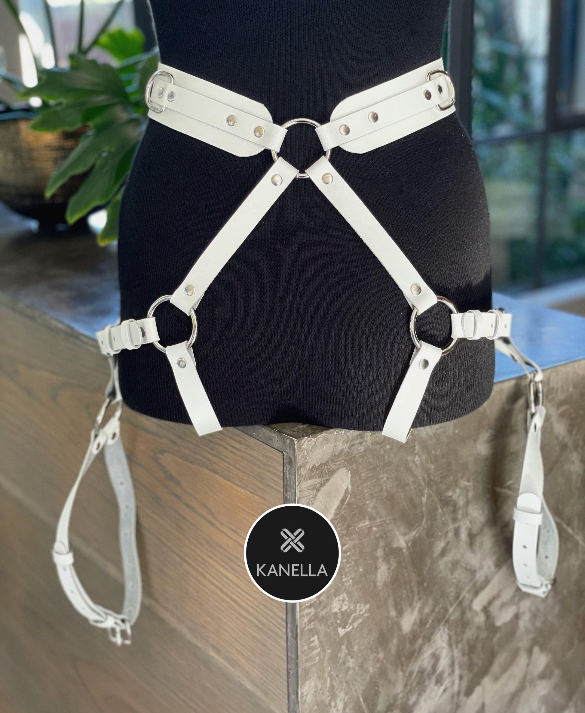 Allegra Full Body Harness - Kanella Leather