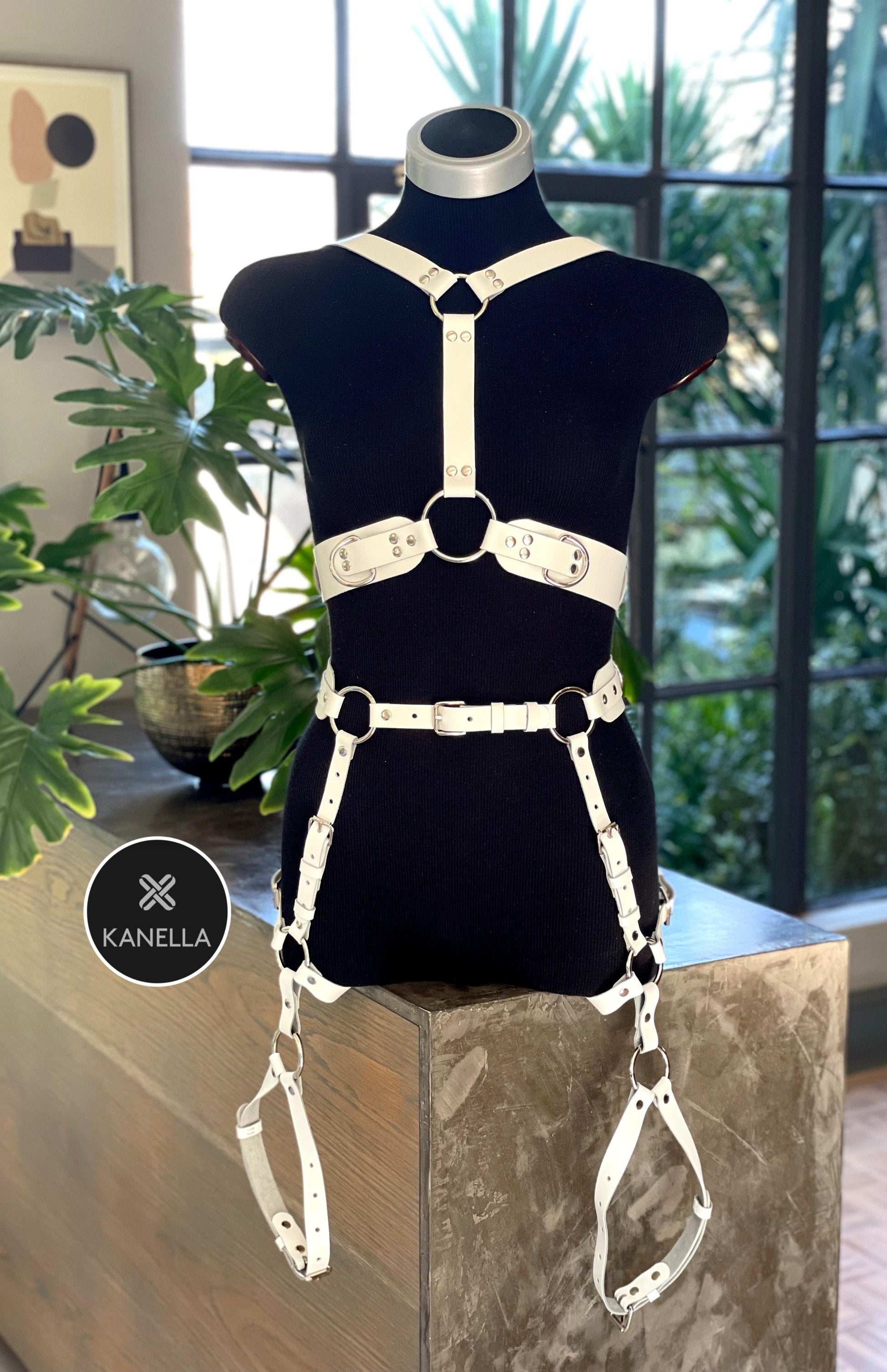 Allegra Full Body Harness - Kanella Leather