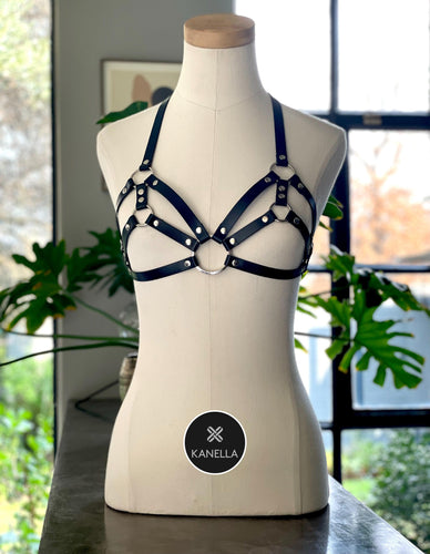 Kyra Chest Harness - Kanella Leather