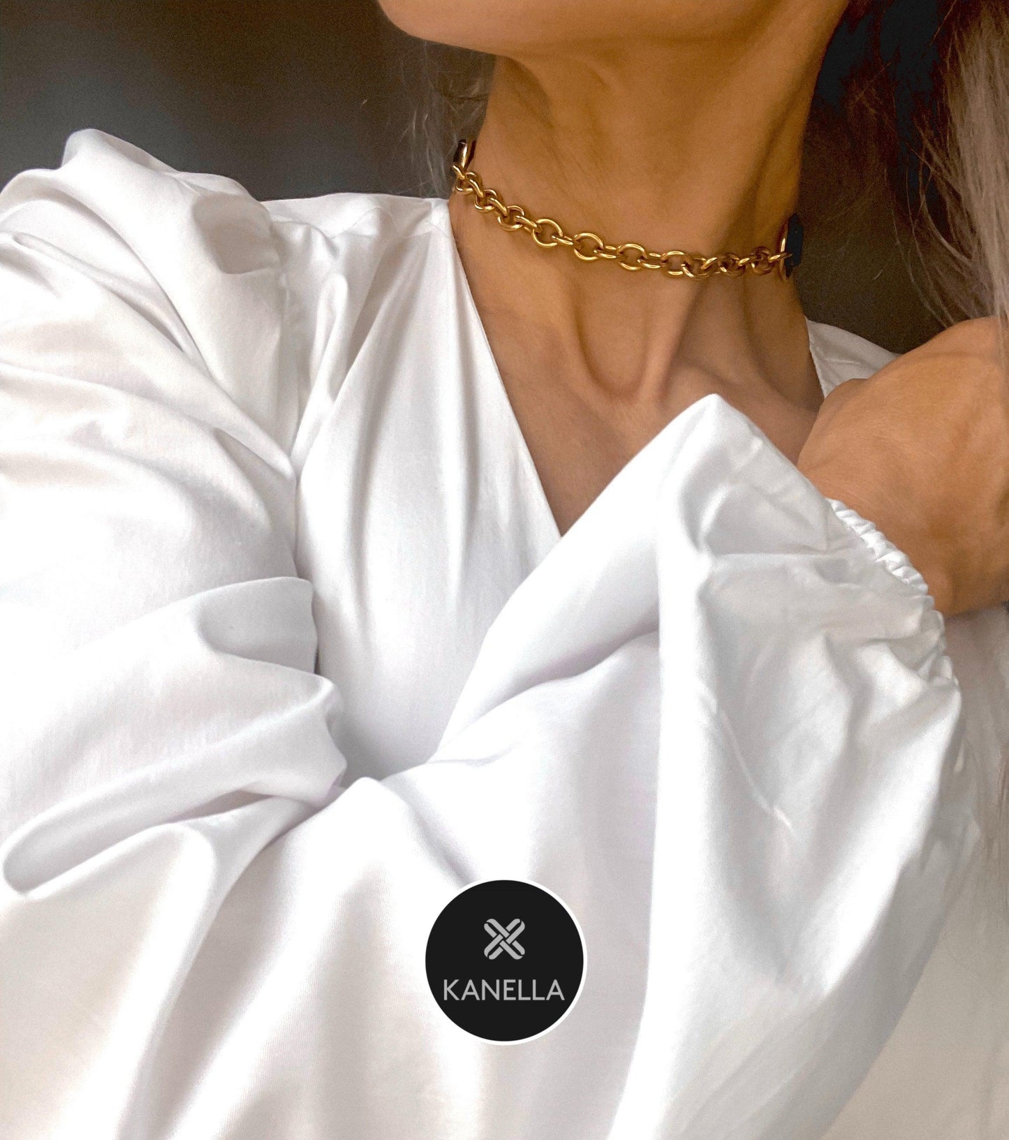 Sibyl Choker - Kanella Leather